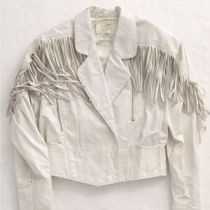 ✨ Genuine Leather Cropped Fringe Jacket – The Leather Ranch – Made in Canada 🇨🇦